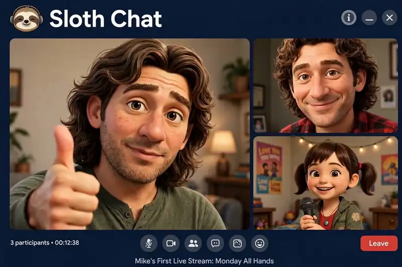 Mike’s Sloth Chat live stream preview