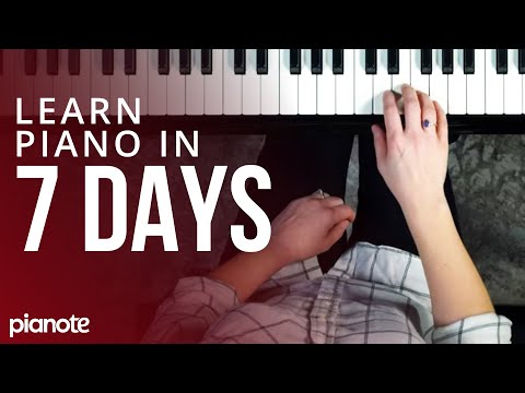 7 Days To Learning Piano (Beginner Lesson) (Pianote)