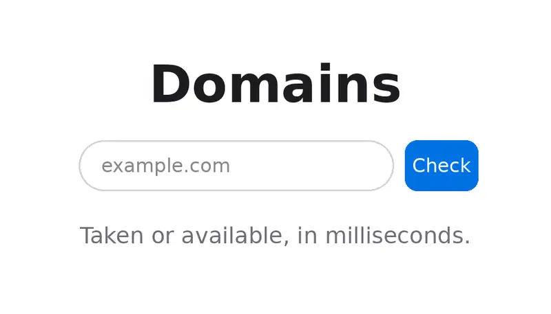 Domains