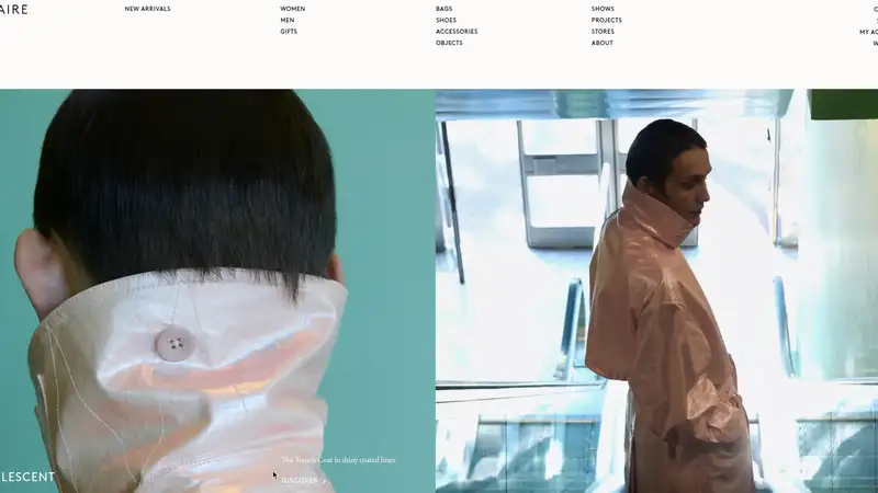Lemaire website screenshot