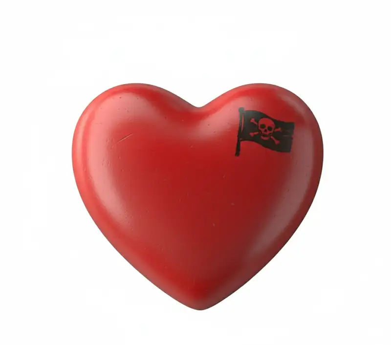 The pirate crew with hearts full of courage